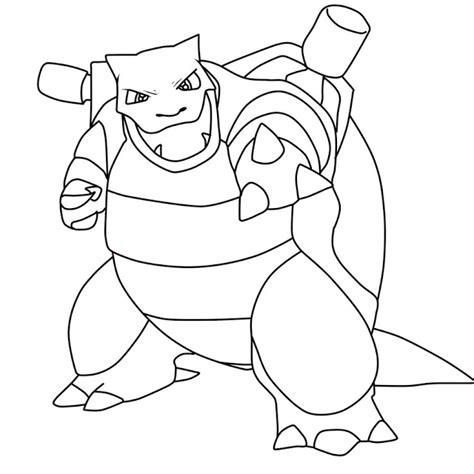 Pokemon mega blastoise louring pages