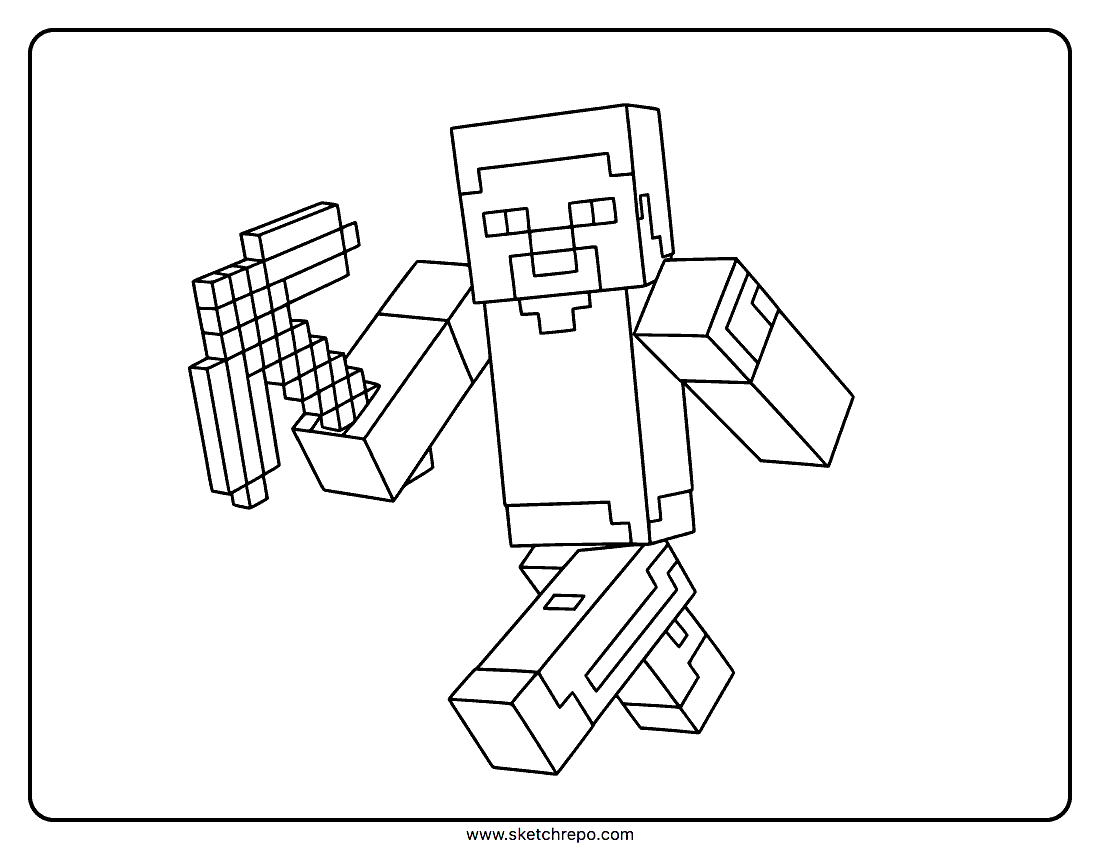 Minecraft coloring pages â sketch repo