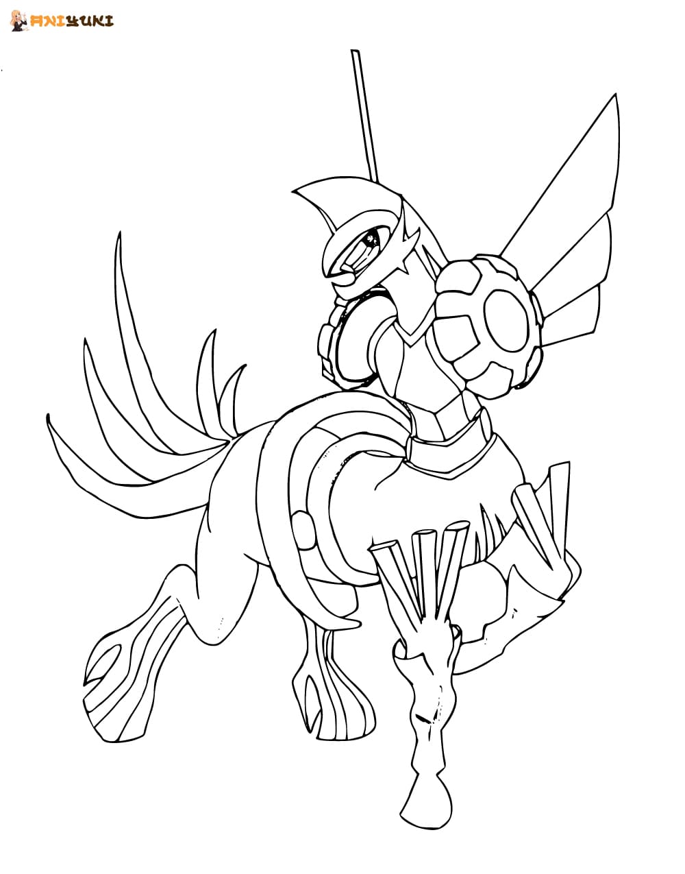 Palkia coloring pages