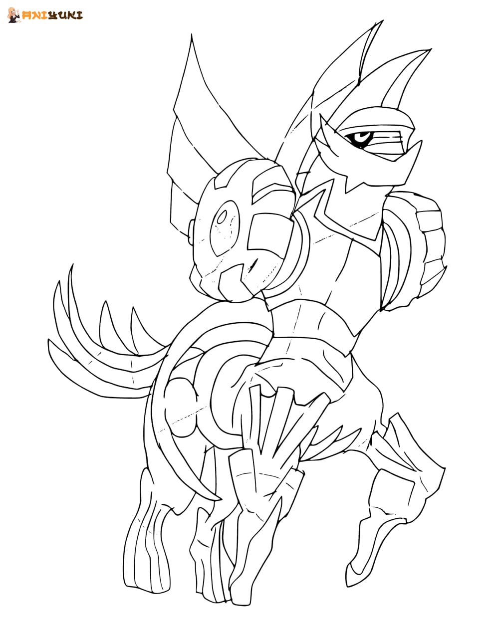 Palkia coloring pages