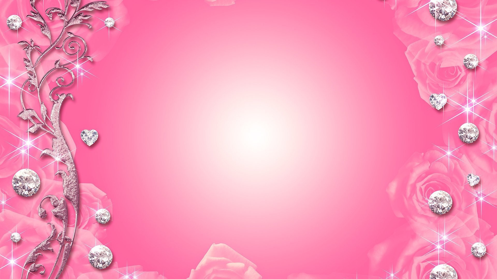 1920x1080 Light Pink Solid Color Background