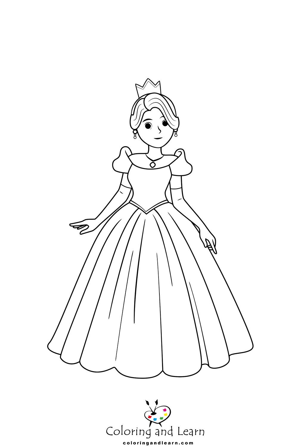 Princess coloring pages