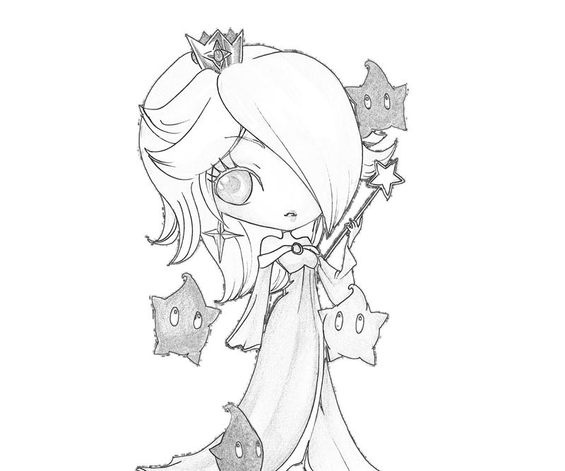 Rosalina cute art paper