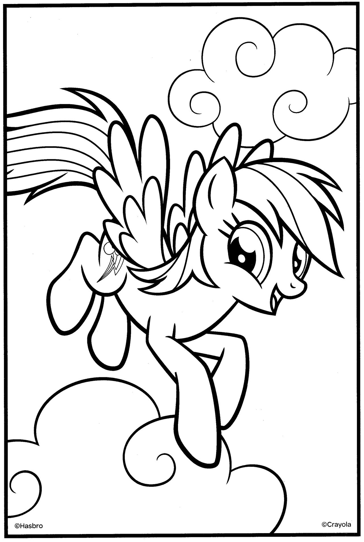 Mlp my little pony coloring page by magnificent