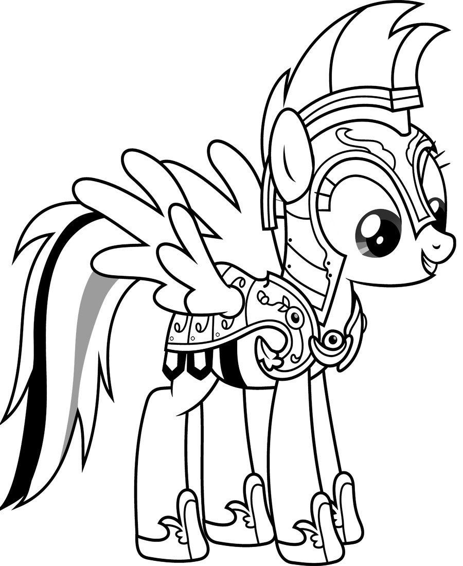 Rainbow dash coloring pages printable for free download