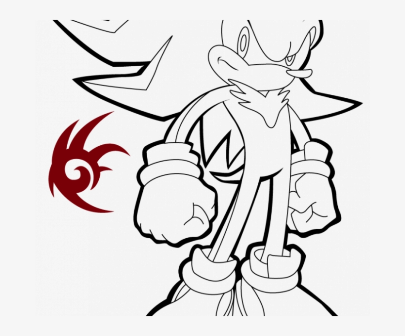 Super shadow the hedgehog coloring pages new super