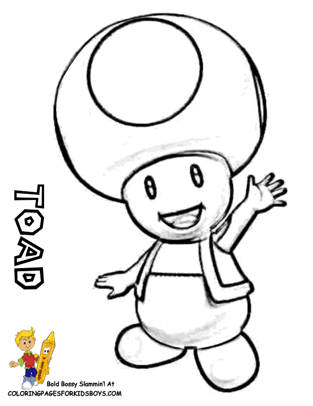 Free toad coloring pages from super mario download free toad coloring pages from super mario png images free cliparts on clipart library