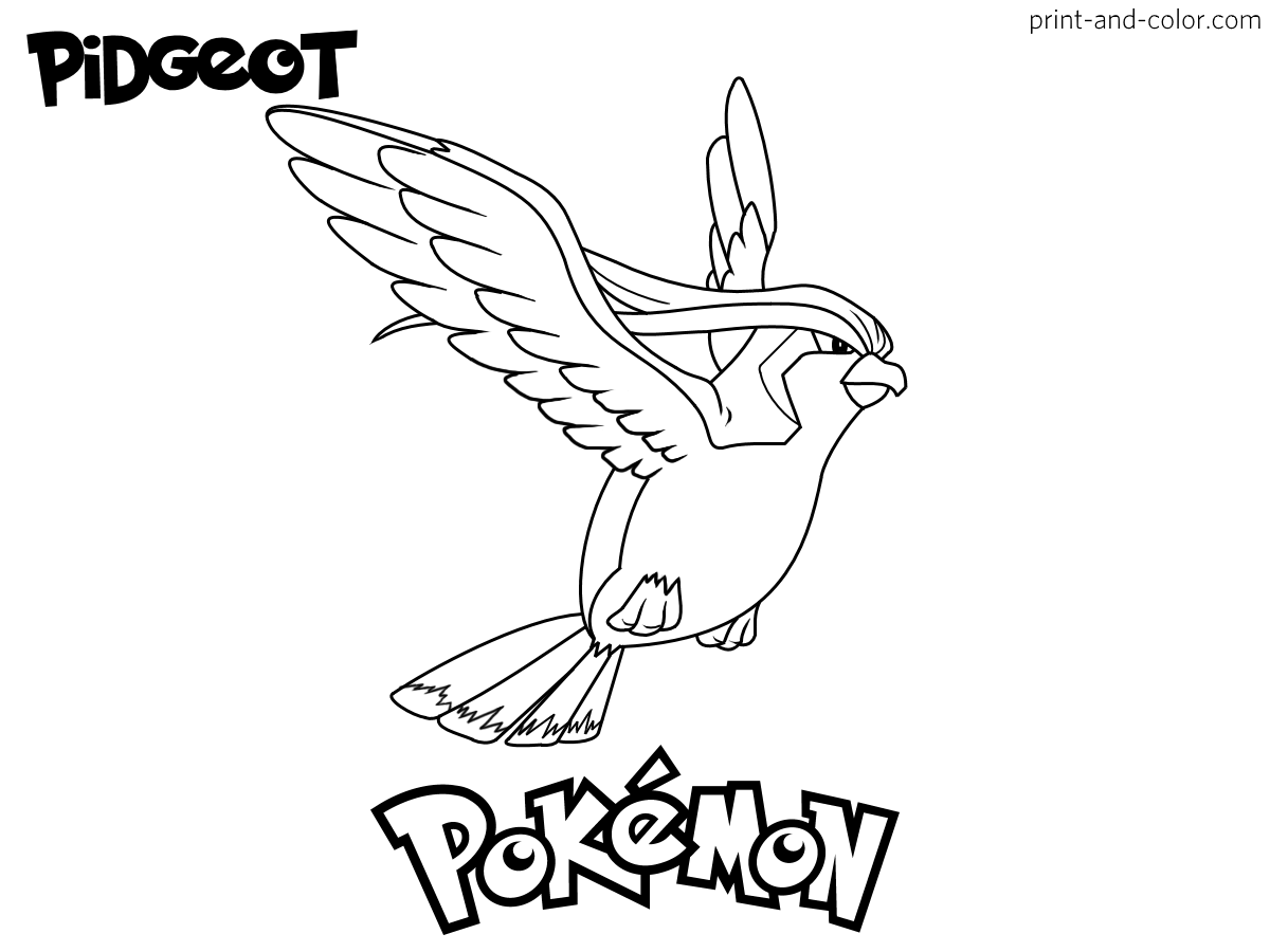 Pokemon coloring pages print and color