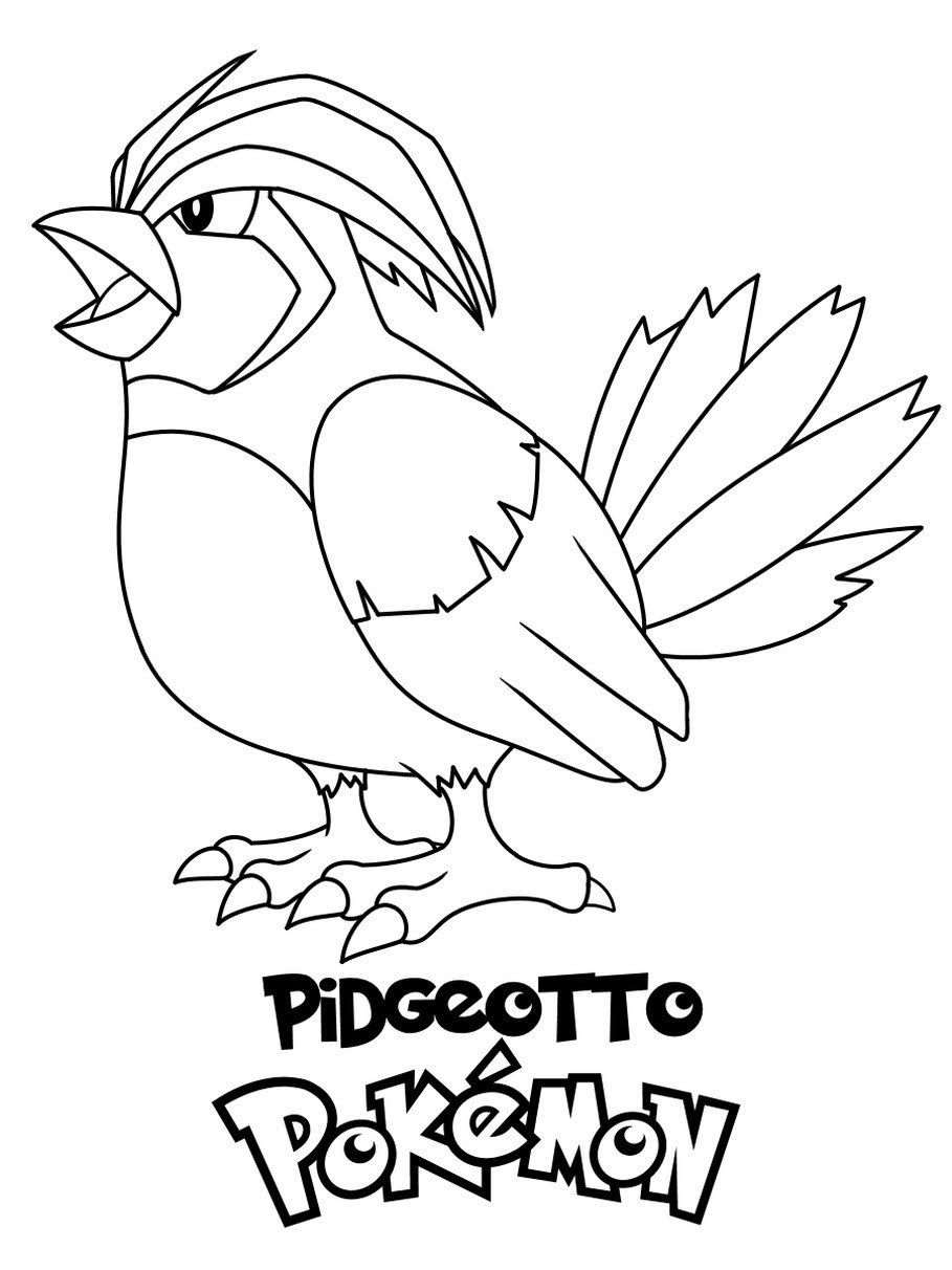 Printable pidgeotto pokemon coloring books pokemon coloring pages pokemon coloring pokemon