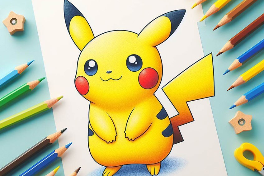 Pikachu coloring pages