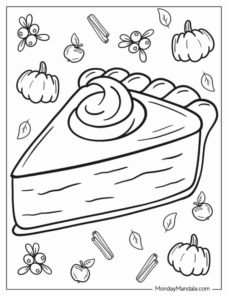 Thanksgiving coloring pages free pdf printables