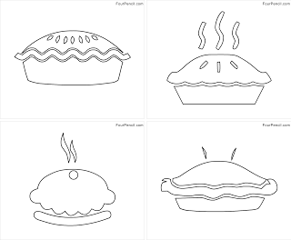 Free printable pie coloring pages for kids â