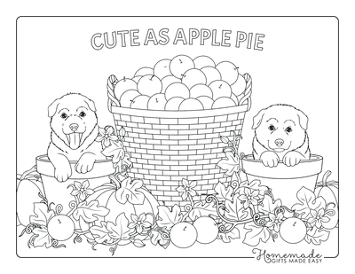 Free printable autumn fall coloring pages