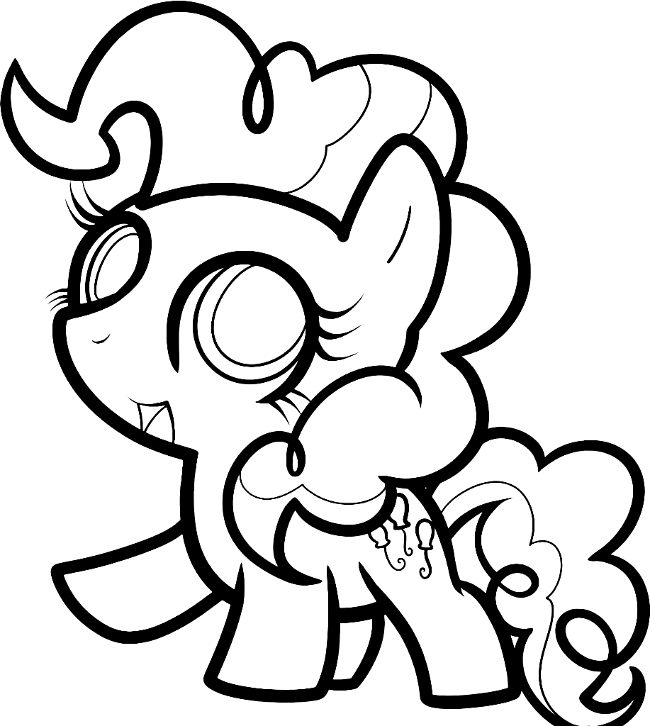 Pinkie pie coloring pages printable for free download