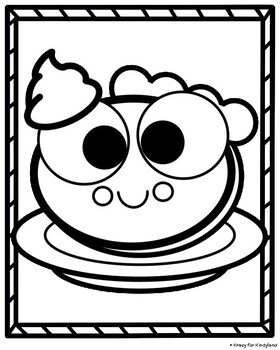 Pumpkin pie coloring pages