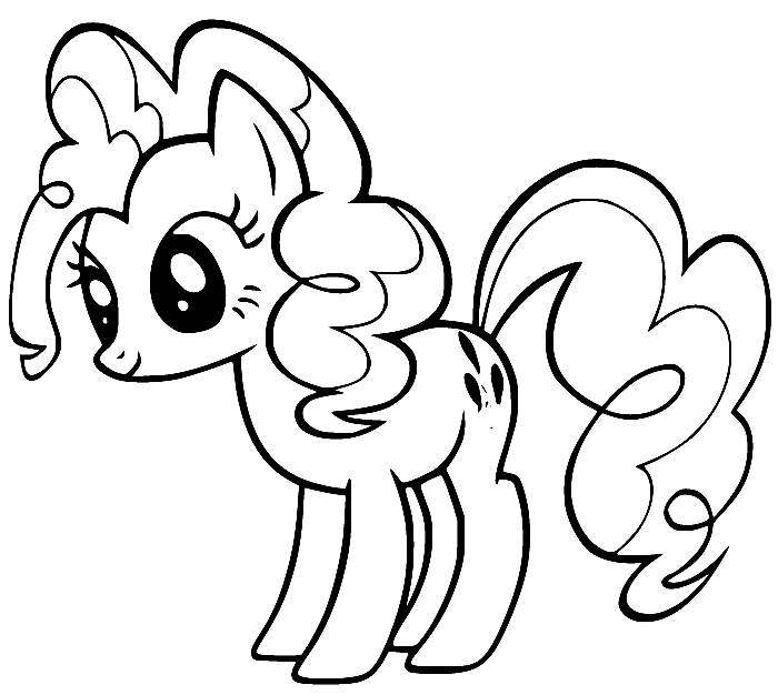 Pinkie pie coloring pages printable for free download