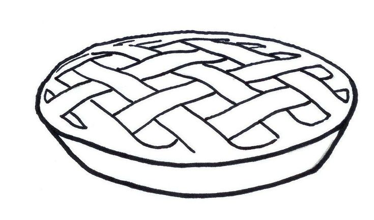 Pie coloring page food coloring pages coloring pages for kids coloring pages