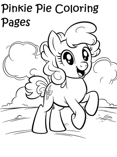 Pinkie pie coloring pages pinkie pie coloring pages free â