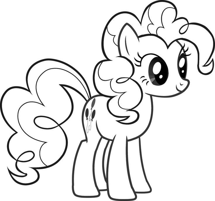 Pinkie pie coloring pages