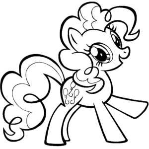 Pinkie pie coloring pages printable for free download