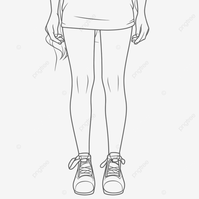 Dibujo de plantilla una figura con boceto contorno piernas largas vector png dibujos dibujo de ala dibujo de placa dibujo de higo png y vector para dcargar gratis