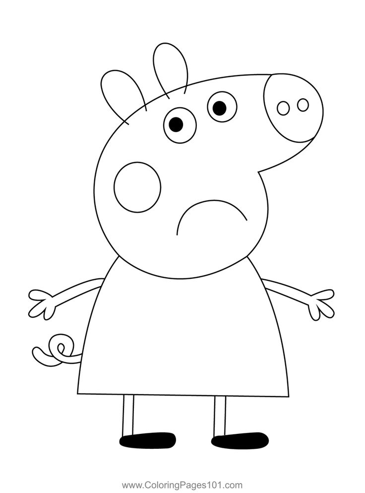 Peppa pigs holiday coloring page peppa pig coloring pages peppa pig holiday coloring pages