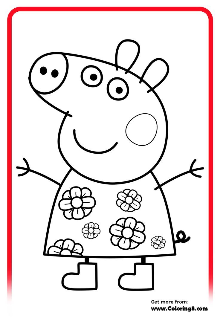 Free printable peppa pig coloring pages cartoon coloring pages peppa pig coloring pages coloring pages