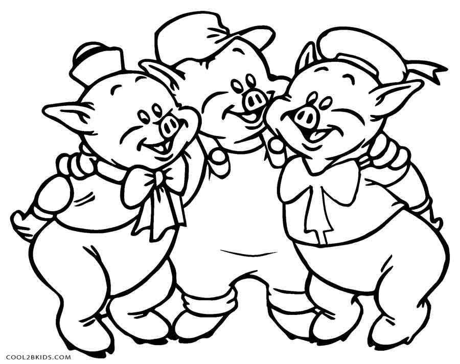 Pig coloring pages printable for free download