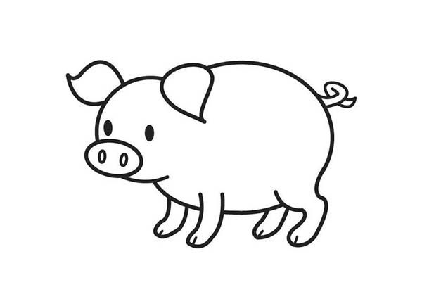 Cute pig coloring page coloring sky coloring pages cute pigs coloring pages for kids