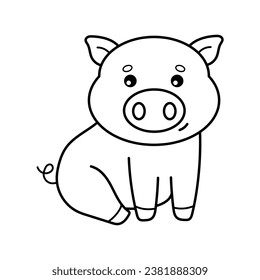 Pig colouring images kids images stock photos d objects vectors