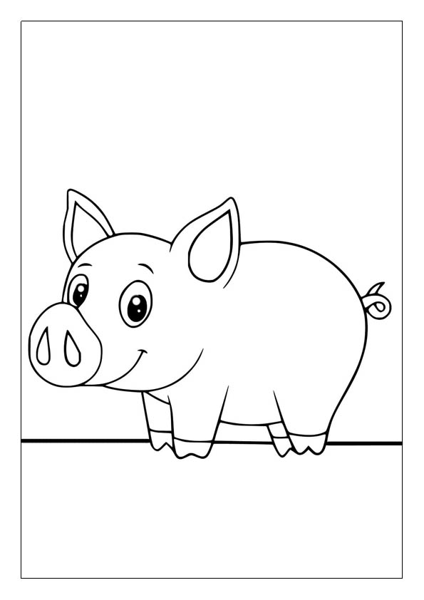 Pig coloring pages free printable coloring sheets for kids