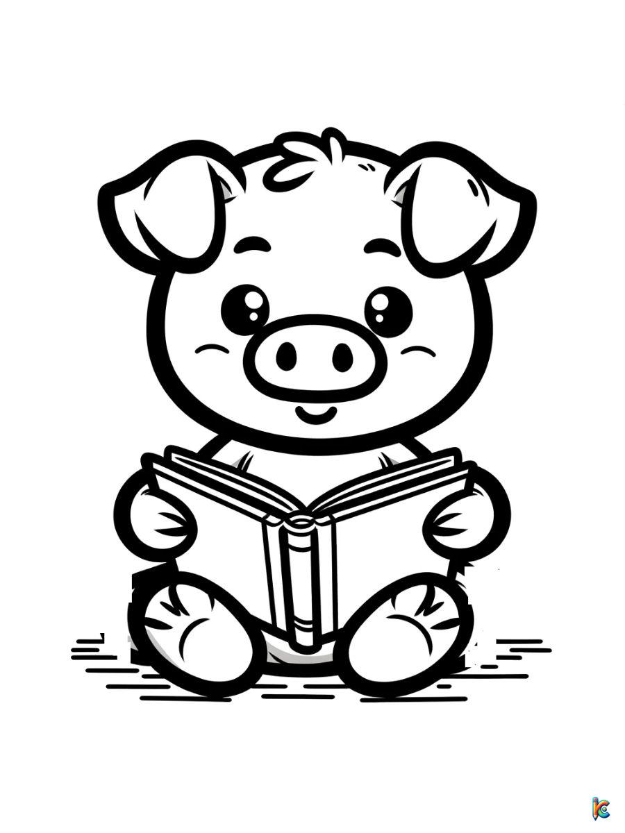 Pig coloring pages â