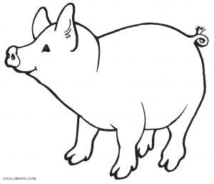 Free printable pig coloring pages for kids coolbkids animal coloring pages farm animal coloring pages pig pictures