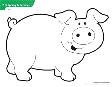 Pig pattern activities printable lesson plans and ideas games and puzzles