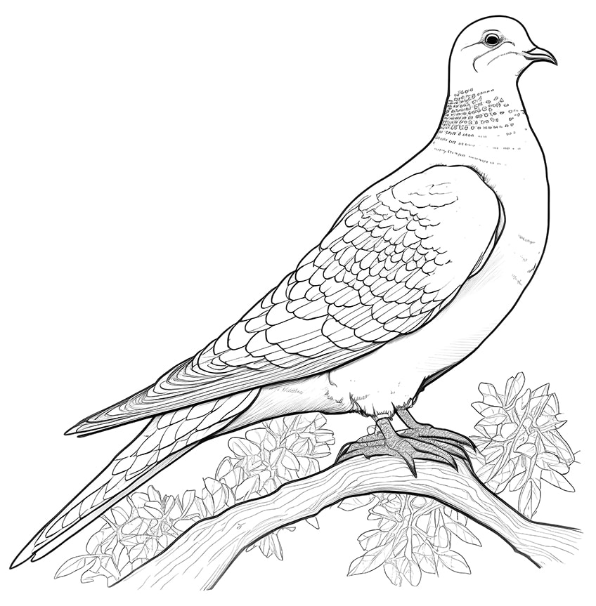 Bird coloring pages