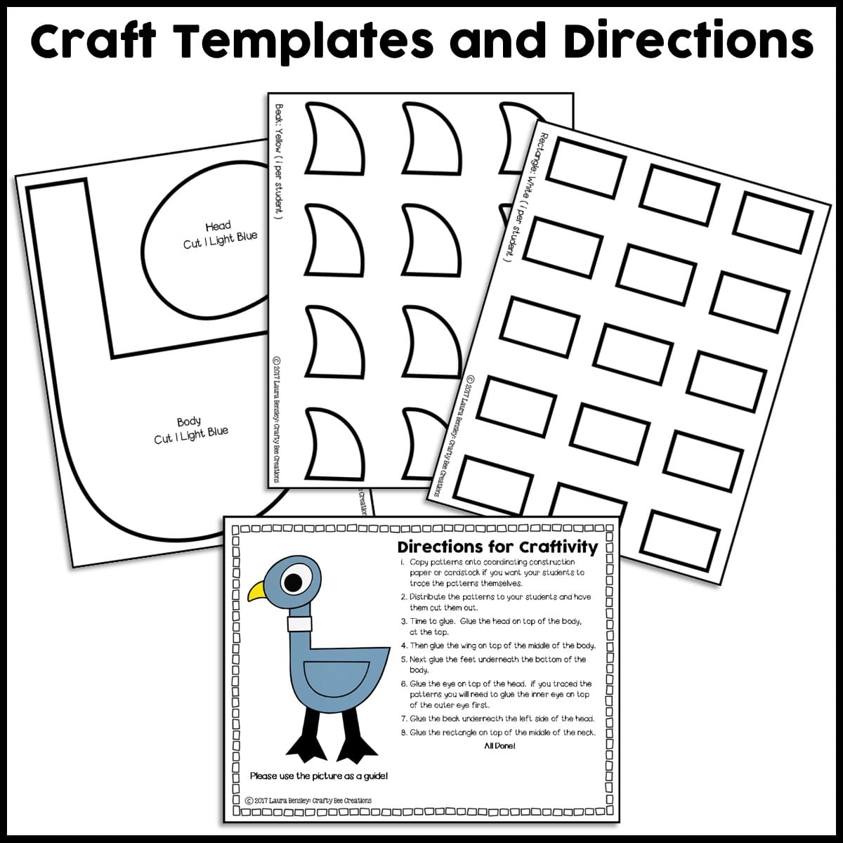 Pigeon craft activity