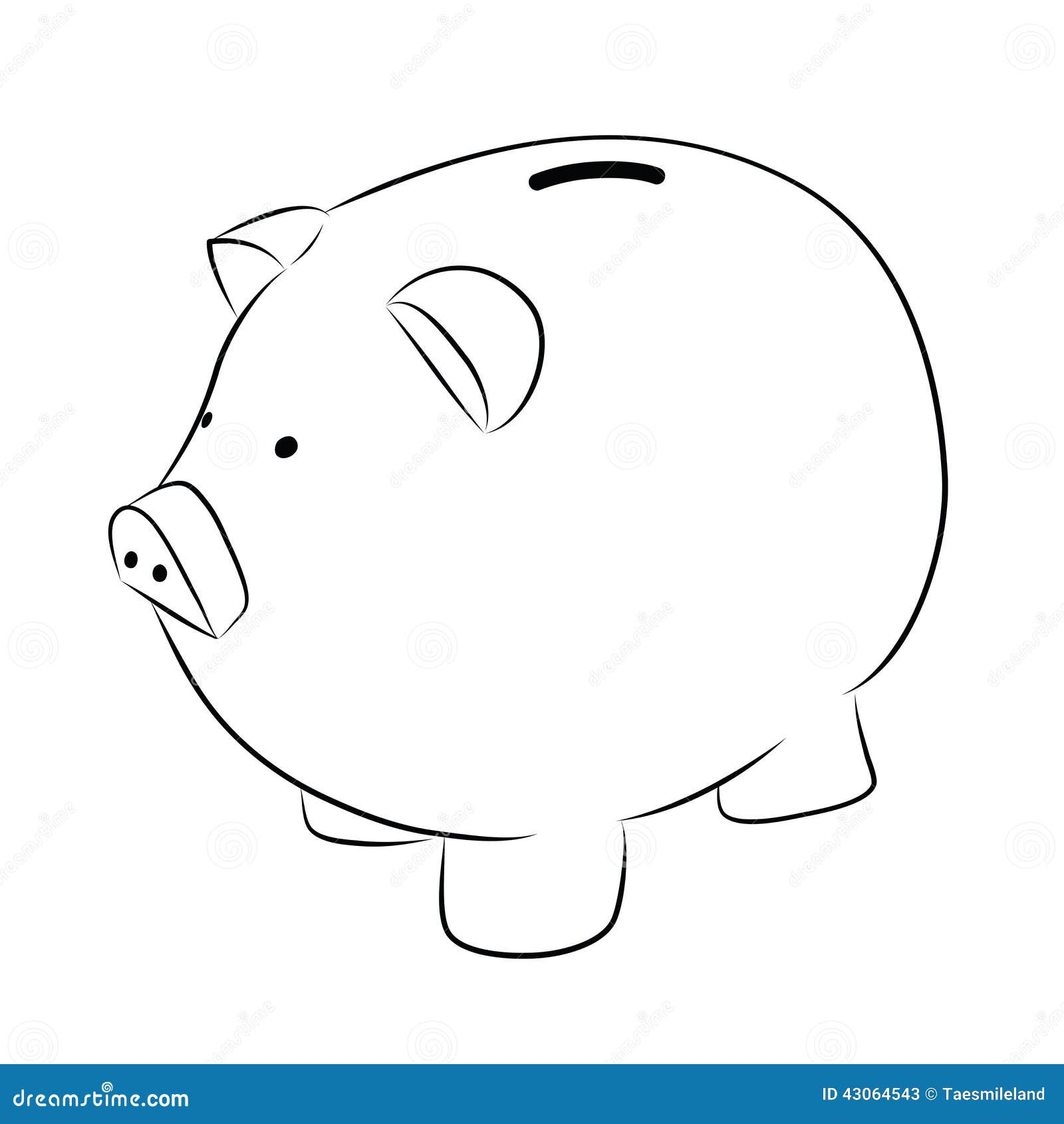 Piggy bank coloring page stock illustrations â piggy bank coloring page stock illustrations vectors clipart