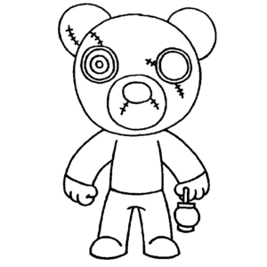 Piggy coloring pages printable for free download