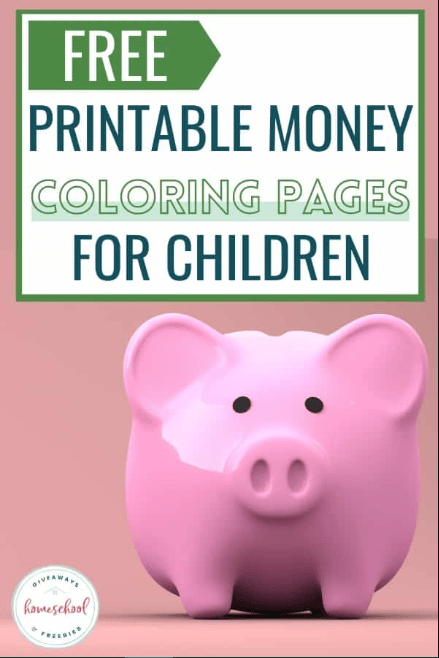 Money coloring pages free homeschool deals