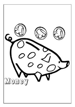 Get your kids excited about money with printable money coloring pages pdf