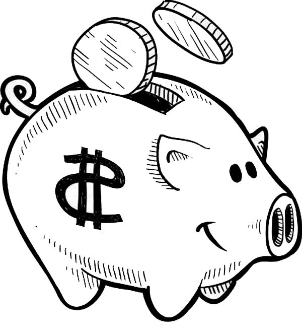 Free piggy bank coloring page download free piggy bank coloring page png images free cliparts on clipart library