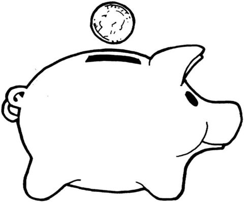 Money piggy bank coloring pages coloring pages super coloring pages cool coloring pages