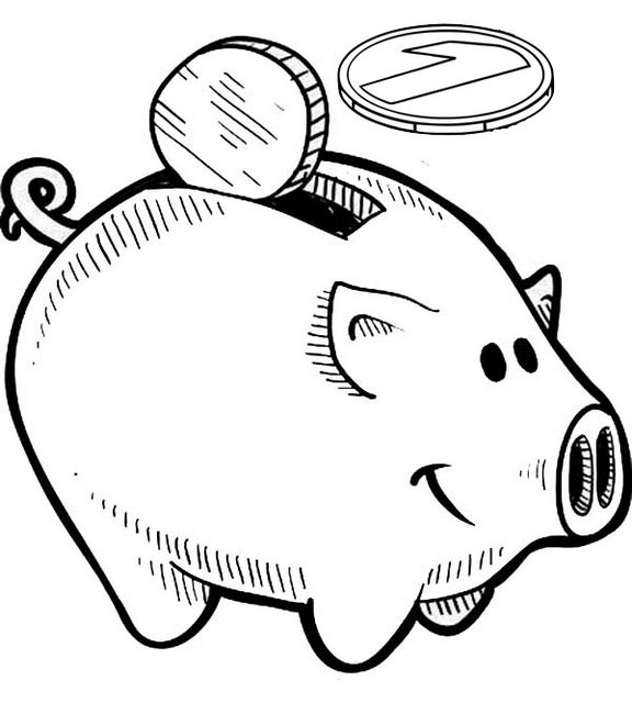 Toy story piggy bank coloring page coloring pages piggy bank piggy
