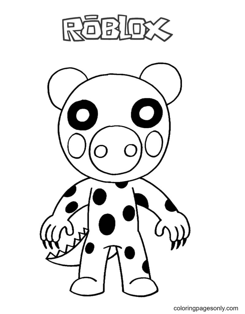 Piggy coloring pages printable for free download