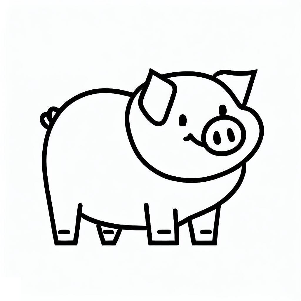 Pig coloring pages