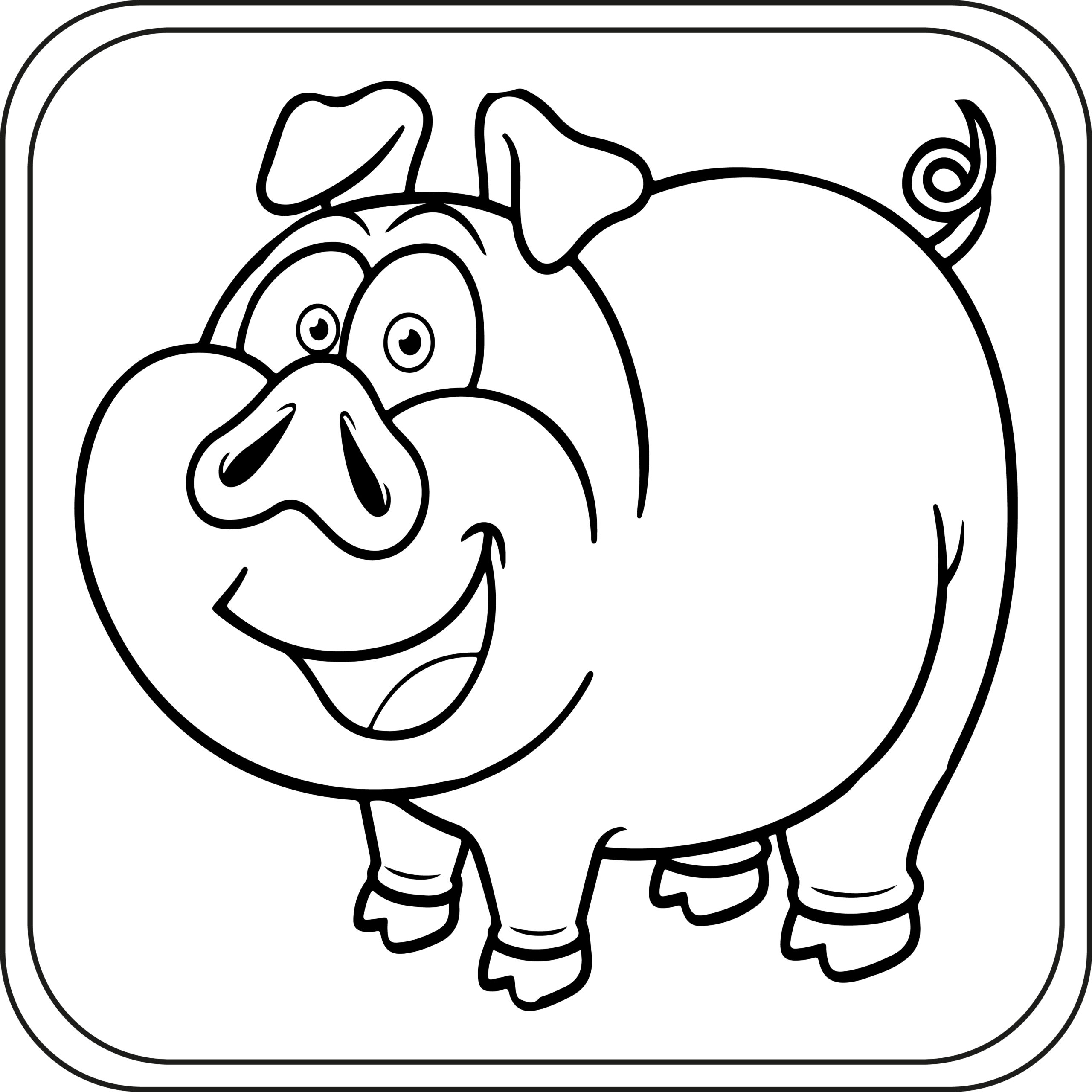 Pig coloring pages preschool kindergarten first grade made by teachers