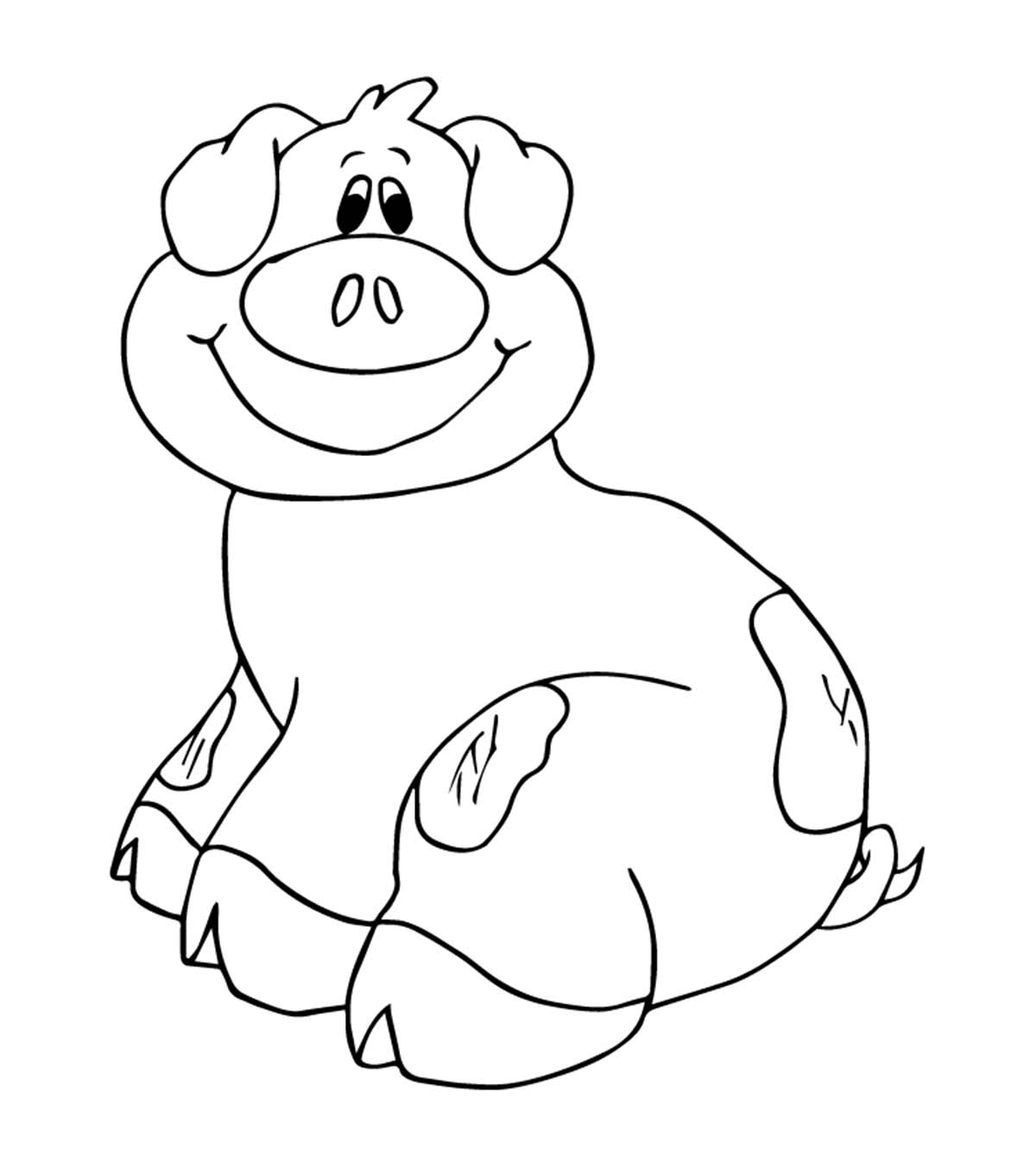 Top free printable pig coloring pages online