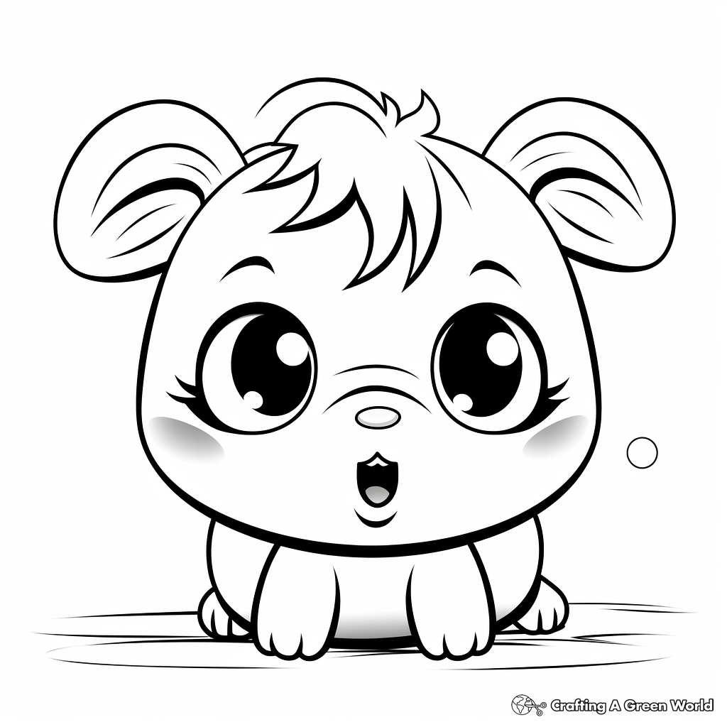 Cute piggy coloring pages