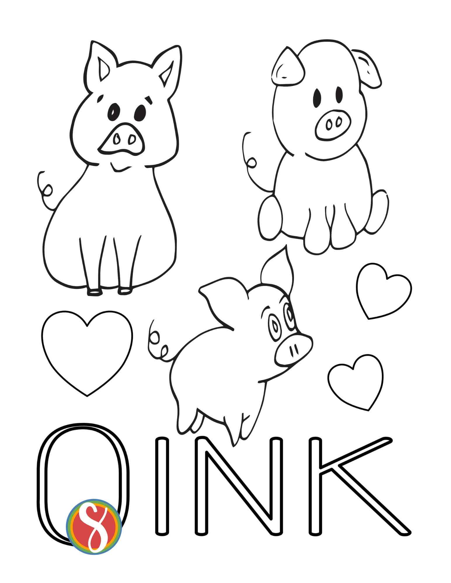 Farm â free coloring pages â stevie doodles