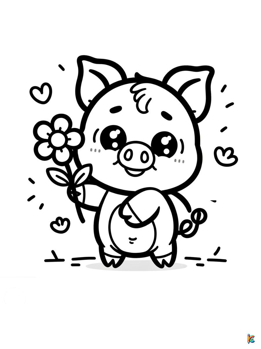 Pig coloring pages â